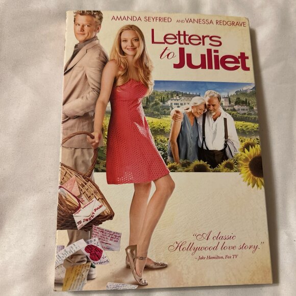 Letters to Juliet DVD Video With Vanessa Redgrave New Sealed - Picture 2 of 5